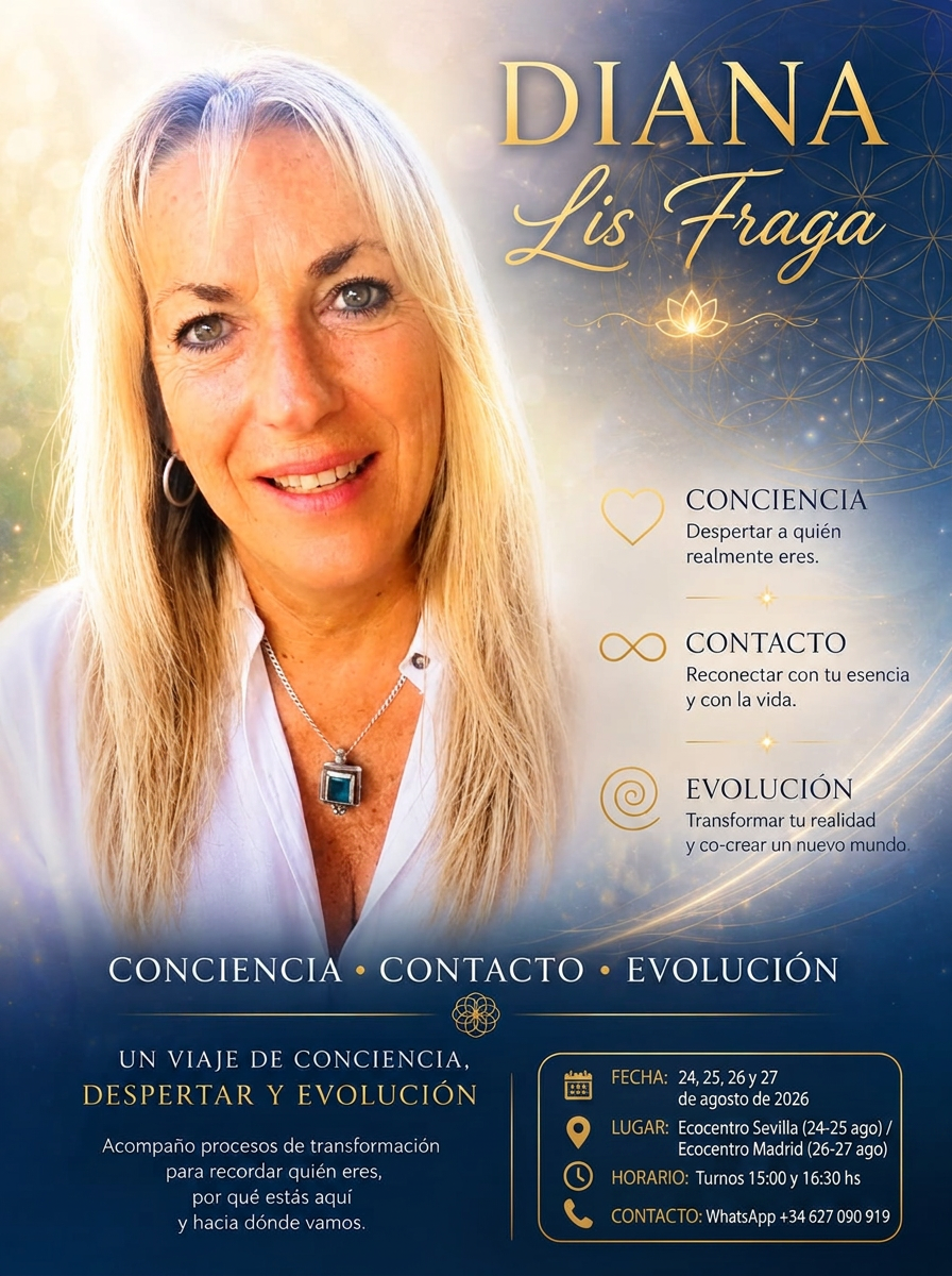 Flyer de Entrevistas Personales con Diana Fraga - fechas, lugares y horarios
